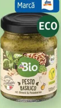 dmBio pesto cu busuioc 120 g