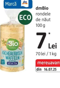 dmBio rondele de năut 100 g