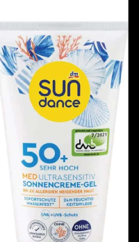 SUNDANCE med cremă gel protecție solară FPS 50+ 175 ml