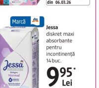 Jessa diskret maxi absorbante pentru incontinență 14 buc.