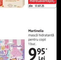 Martinelia mască hidratantă pentru copii 1 buc.