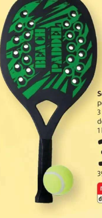 Set de padel pentru plajă 3 piese