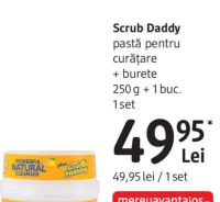 Scrub Daddy pastă pentru curățare + burete 250 g + 1 buc.