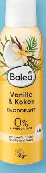 Balea vanille & kokos deodorant spray 200 ml