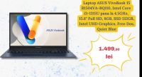 ASUS VivoBook 15 R1504VA-BQ110, Intel Core i3-1315U pana la 4.5GHz, 15.6" Full HD, 8GB, SSD 512GB, I