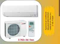 Aparat de aer conditionat Mitsubishi MSZ-DW35VF, 12000 BTU/h, Clasa A++, 21 dB, 4 trepte