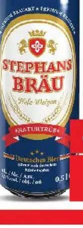 STEPHANSBRÄU Bere albă 5,4% alcool 0,5 l