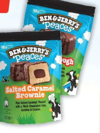 BEN&JERRY'S ÎNGHEȚATĂ COOKIE DOUGHT BITES/SALTED CARAMEL BROWNIE BITES, 160ML