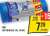 FINO SACI MENAJERI, 35L, 30 BUC.