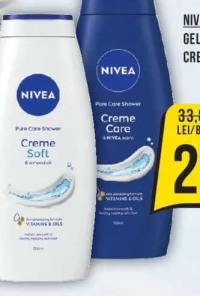 NIVEA GEL DE DUȘ, CREME SOFT / CREME CARE, 750ML