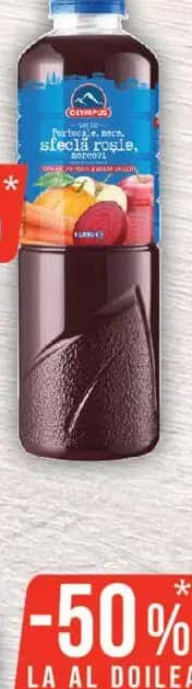 Olympus Suc de portocale, mere, sfeclă roșie, morcovi, 1L