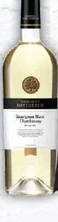 Domeniile Davidescu Vin Alb Sec Sauvignon Blanc Chardonnay 0.75L
