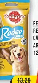 PEDIGREE RECOMPENSĂ PENTRU CÂINI, RODEO DUOS CU AROMĂ DE PUI ȘI ȘUNCĂ, 123G
