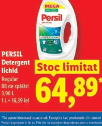 Persil Detergent lichid Regular 3.96L