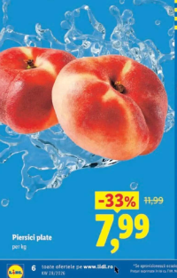 Piersici plate per kg