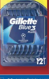 Gillette Blue 3 Plus Aparat de ras de unică folosință 12 buc.