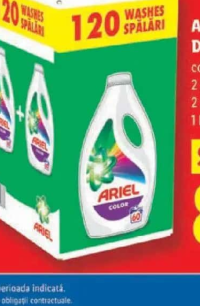 ARIEL Detergent lichid color 2 x 60 de spălări 2 x 2,7 L
