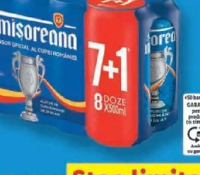 Timișoreana Bere blondă alc. 5% vol. (7+1) x 0,5 L