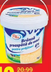 Pilos Brânză de vaci 6% grăsime 1 kg