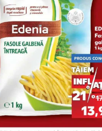 Edenia Fasole galbenă întreagă 1 kg