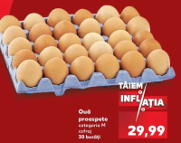 Ouă proaspete categoria M 30 bucăți