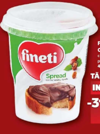 Fineti Cremă cacao cu alune de pădure / bicoloră 400 g