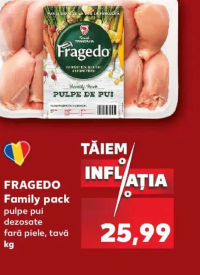 FRAGEDO Pulpe pui dezoate fără piele kg