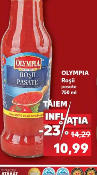 Olympia Roșii pasate 750 ml