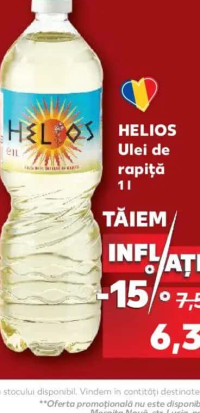 HELIOS Ulei de rapiță 1 l
