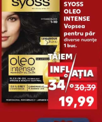 Syoss Oleo Intense Vopsea pentru păr diverse nuanțe 1 buc.