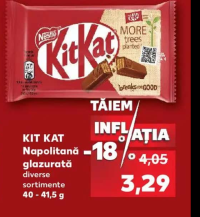 KIT KAT Napolitană glazurată diverse sortimente 40 - 41,5 g