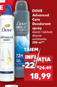 Dove Advanced Care Deodorant spray damă / bărbați diverse sortimente 200 ml