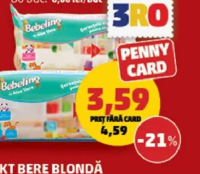 Bebeling Șervețele Umede Pentru Copii 60 buc