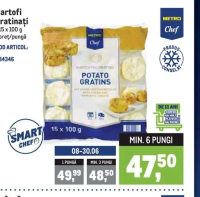 METRO Chef Cartofi gratinați 15 x 100 g