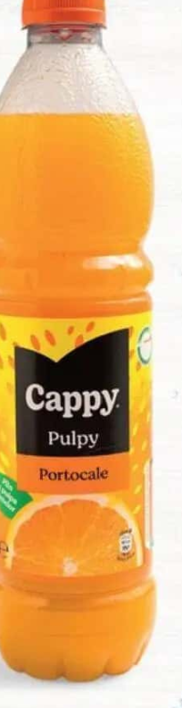 Cappy Pulpy Grapefruit, Piersici, Portocale 1.5 L