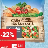 Casa Țărănească Amestec de legume pentru ciorbă 400 g