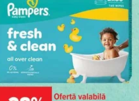 Pampers Fresh Clean Șervețele umed 2 x 80 buc.