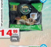 SBF mix de ciuperci cu hribi 350g