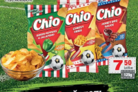 CHIO chips Honey BBQ Sauce Cheese Fries Green Pepers & Jalapeno 125g