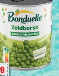 Bonduelle mazăre verde 800g