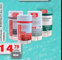 BOROTALCO deo stick diverse sortimente 40ml
