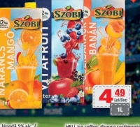 SZOBI băutură răcoritoare necarbonatată 12% 1l