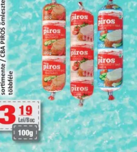CBA PIROS brânză topită diverse sortimente 100g