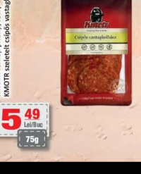 KMOTR cârnați picanți felii 75g
