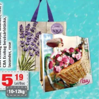 CBA Ecobag sacosă lavender, rose 10-12kg
