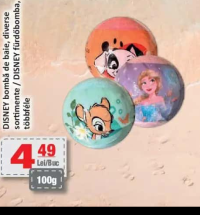 DISNEY bomba de baie diverse sortimente 100g