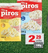 CBA PIROS popcorn cu sare cu unt 100g