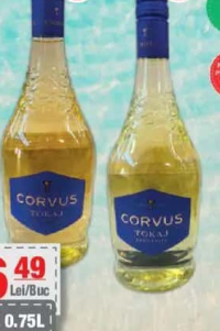 Tokaji Corvus Furmint/Harslevelu vin alb demidulce 0.75L