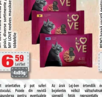 MY LOVE hrană umedă pentru pisici 4x85g