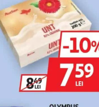 AUCHAN UNT 82% GRĂSIME 200G